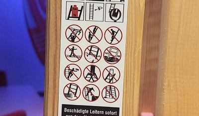Prüfkleber für Leitern machen Sinn!
